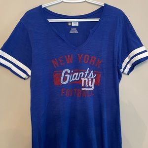 New York Giants Tee (Women’s XL, Official NFL Team Apparel, Blue)
